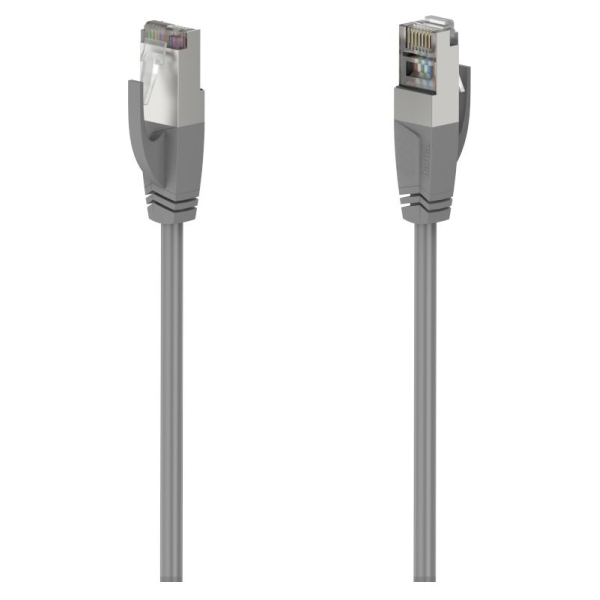 Hama 00200669 CAT5e Patch Cable, F/UTP Shielded, 3 M, Grey