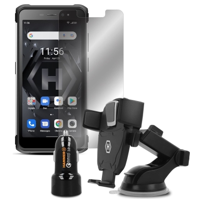 Myphone Hammer Iron 4 Dual silver Extreme pack