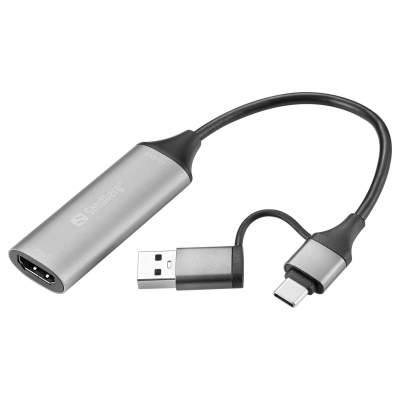 Sandberg 136-70 HDMI Capture Link to USB-C/A
