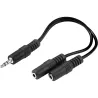 Sandberg 502-16 3.5mm MiniJack Splitter 1 to 2