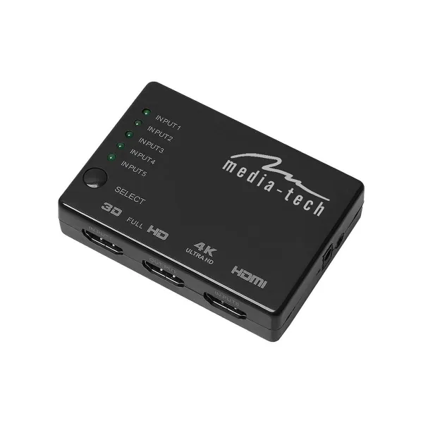 Media-Tech MT5207 5xHDMI switch 4K