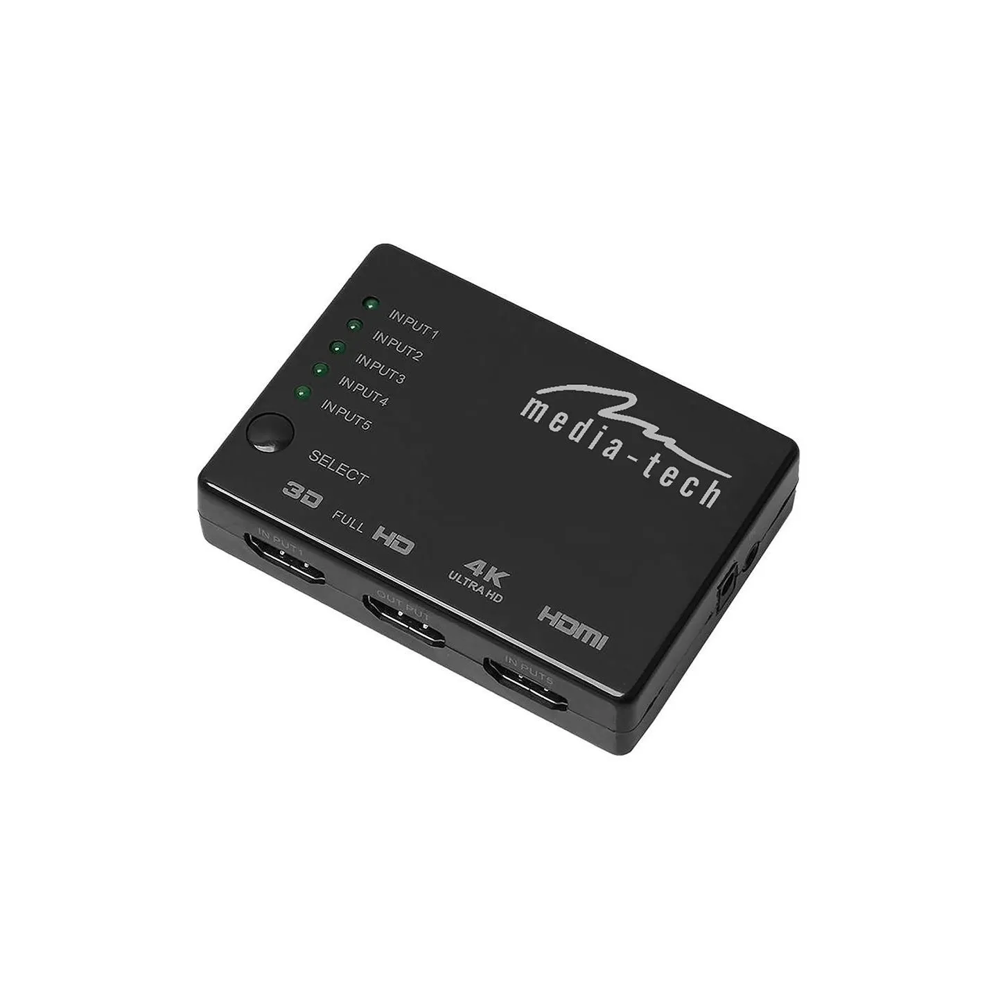 Media-Tech MT5207 5xHDMI switch 4K