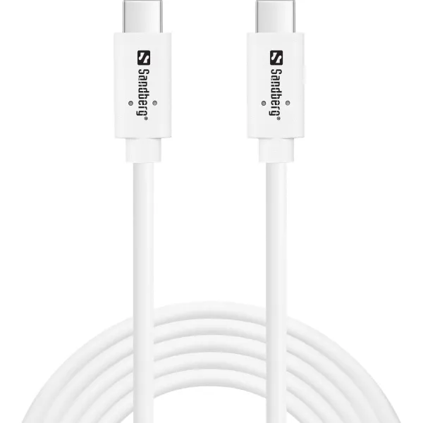 Sandberg 136-54 USB-C to USB-C USB 3.1 Gen2 PD 100W cable, 2M