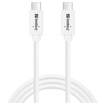 Sandberg 136-53 USB-C to USB-C  USB 3.1 Gen2 PD 100W cable, 1M