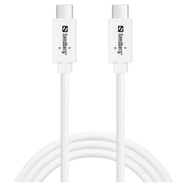 Sandberg 136-53 USB-C to USB-C  USB 3.1 Gen2 PD 100W cable, 1M