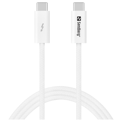 Sandberg 136-56 USB-C to USB-C USB4 PD 240W + 40Gbps cable, 1M