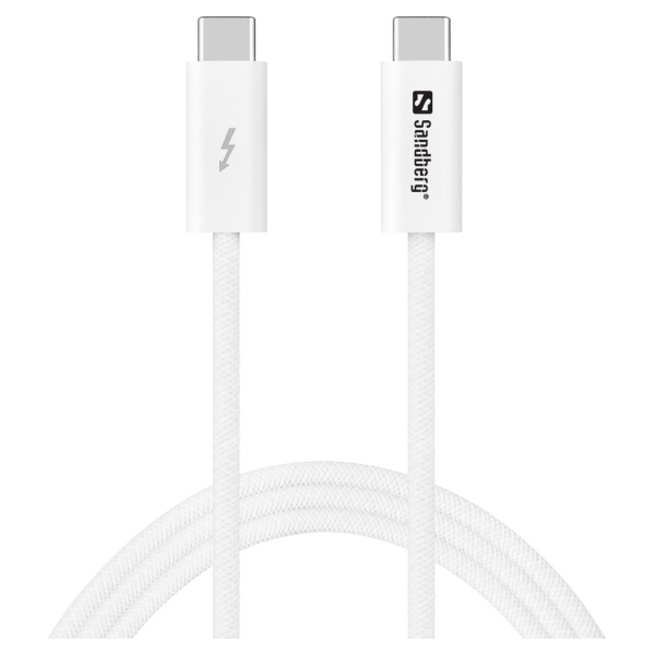 Sandberg 136-56 USB-C to USB-C USB4 PD 240W + 40Gbps cable, 1M