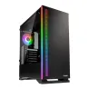 Zalman S5 Black ATX, RGB fan + fan, T/G