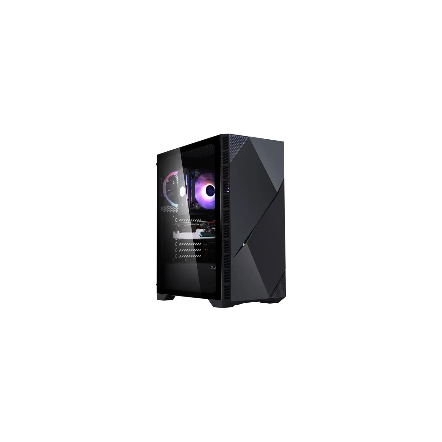 Zalman Z3 Iceberg Black ATX,T/G,ARGB Fan x 2