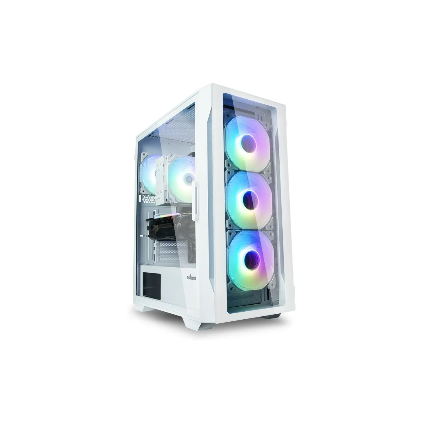 Zalman I3 NEO TG White, RGB fan x4