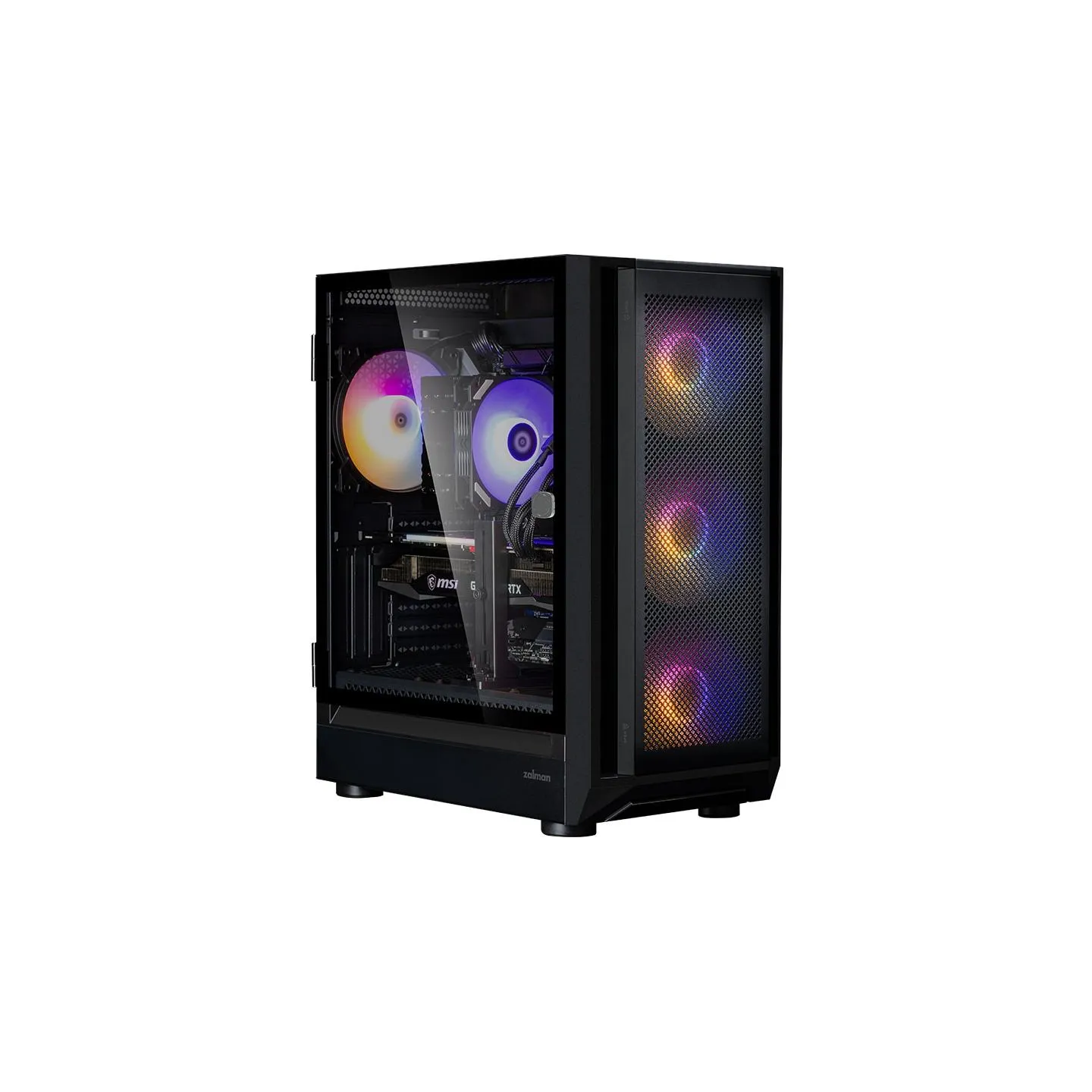 Zalman i6 Black, RGB fan x4 T/G