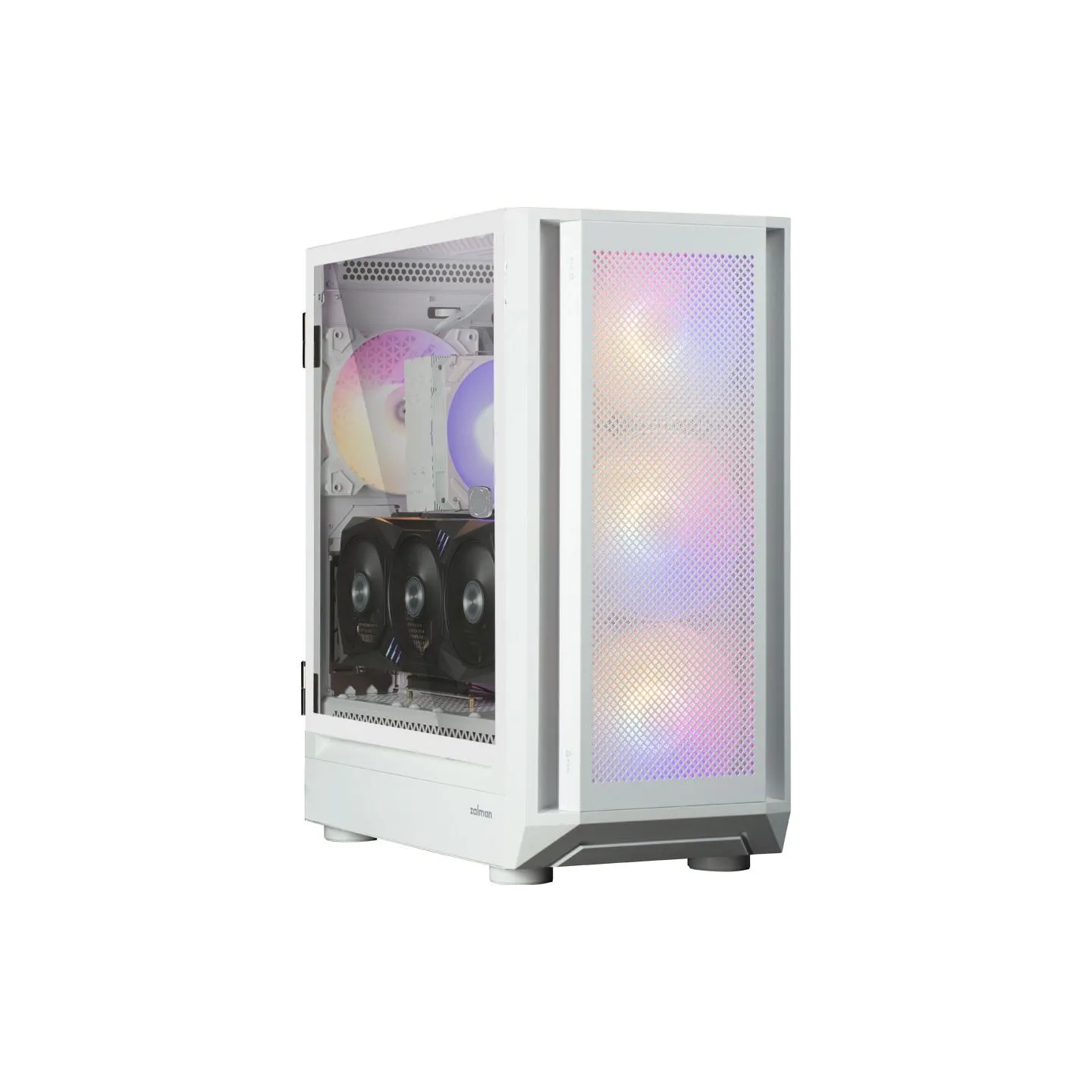 Zalman i6 White, RGB fan x4 T/G