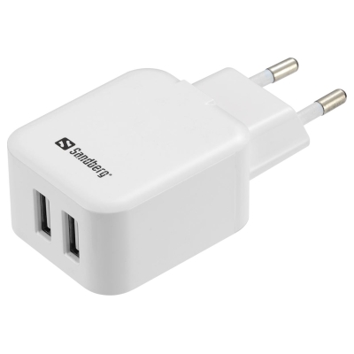 Sandberg 440-57 AC Charger Dual USB 2.4+1A EU
