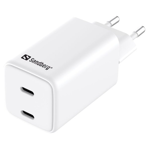 Sandberg 441-56 AC Charger Dual USB-C PD65W EU