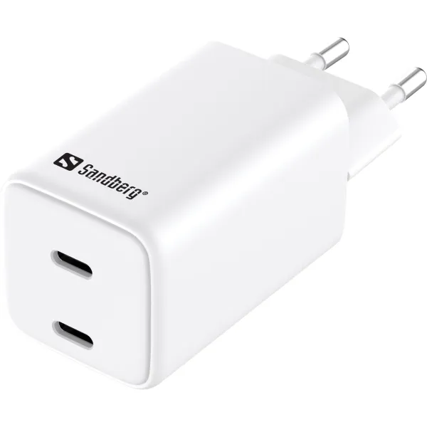 Sandberg 441-56 AC Charger Dual USB-C PD65W EU