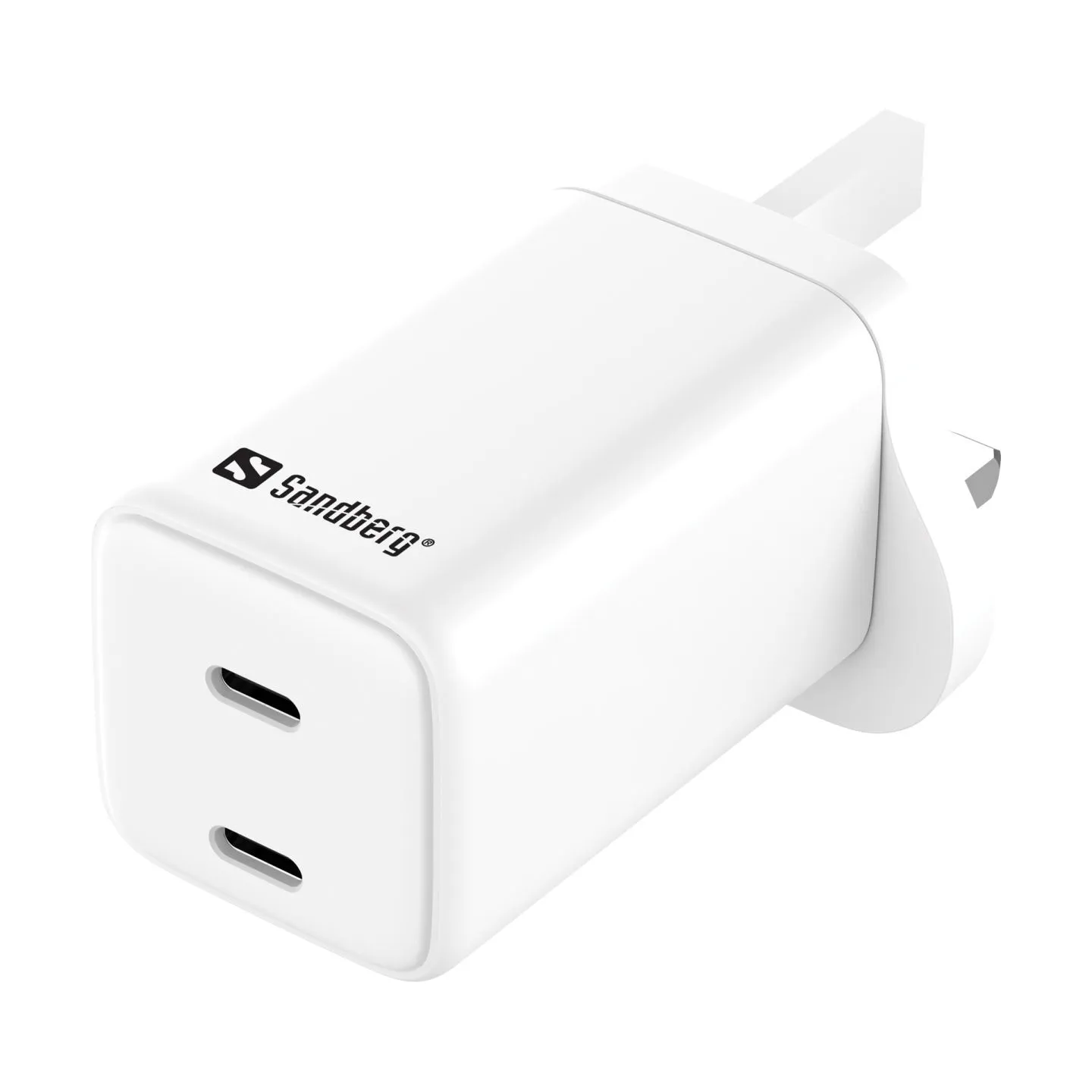 Sandberg 441-62 AC Charger Dual USB-C PD65W UK