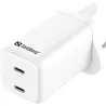 Sandberg 441-62 AC Charger Dual USB-C PD65W UK