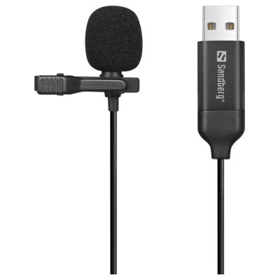 Sandberg 126-40 Streamer USB Clip Microphone