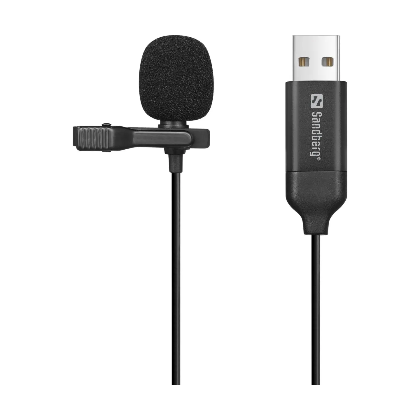 Sandberg 126-40 Streamer USB Clip Microphone
