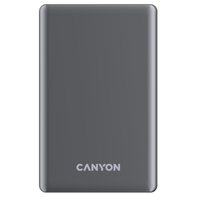 Canyon power bank OnPower 505 slim Magnetic 5000 mAh PD20W Dark Grey