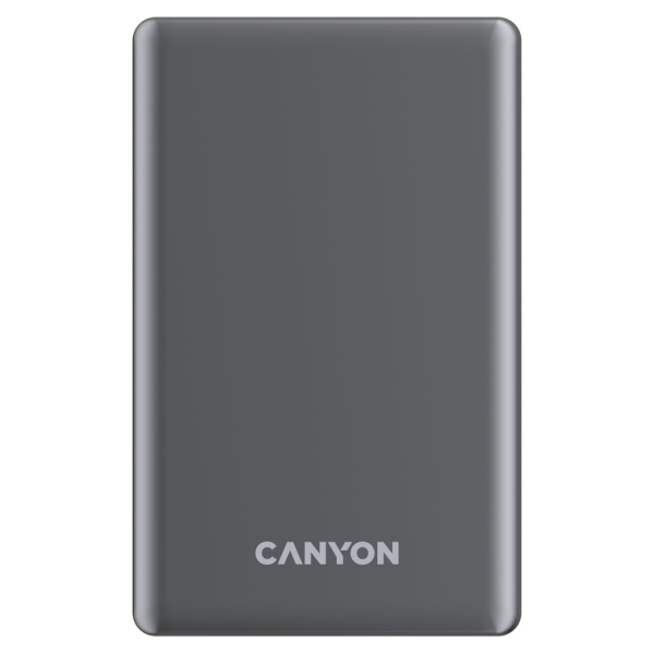 Canyon power bank OnPower 505 slim Magnetic 5000 mAh PD20W Dark Grey
