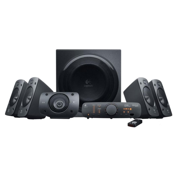 Logitech Z906 THX Surround Sound 5.1 Speakers - BLACK - 3.5 MM