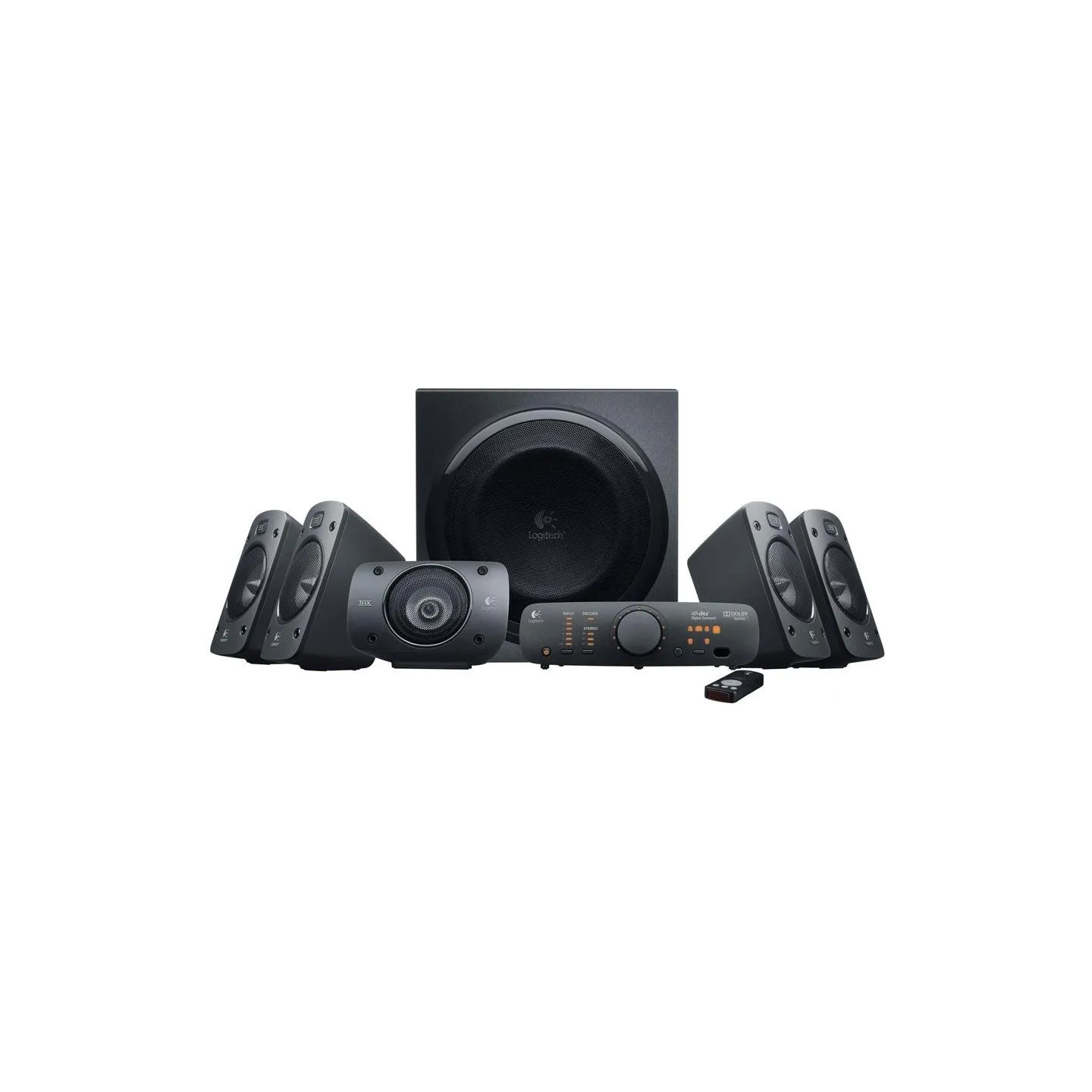Logitech Z906 THX Surround Sound 5.1 Speakers - BLACK - 3.5 MM
