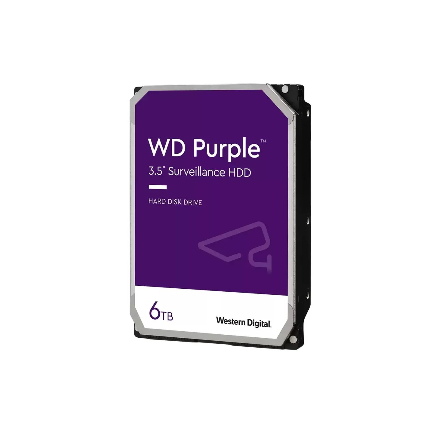 WD HDD Video Surveillance WD Purple 6TB CMR, 3.5'', 256MB, SATA 6Gbps, TBW: 180