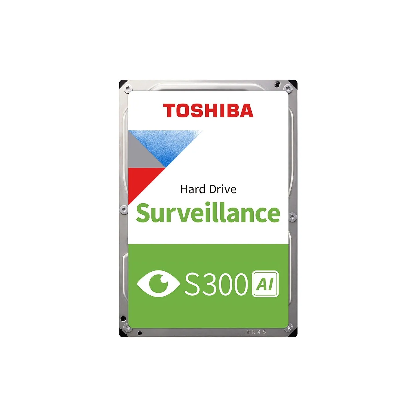 Toshiba HDD Video Surveillance TOSHIBA S300 AI 8TB CMR, 3.5'', 512MB, 7200RPM, SATA, 64 cameras, 24/7, TBW: 550