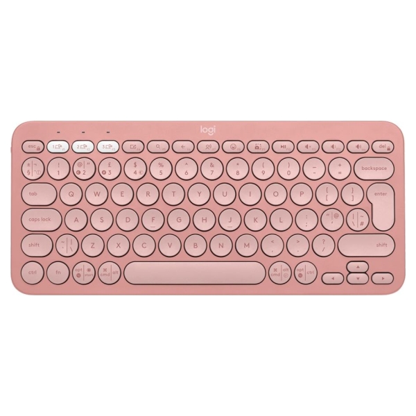 Logitech K380S Bluetooth Keyboard - TONAL ROSE - US INT'L