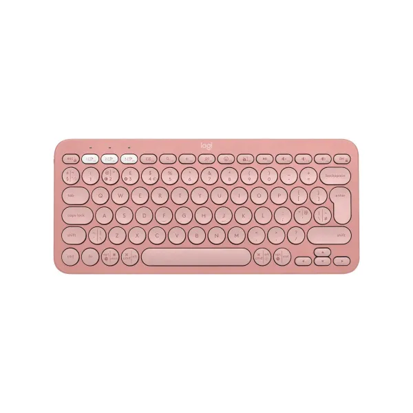 Logitech K380S Bluetooth Keyboard - TONAL ROSE - US INT'L