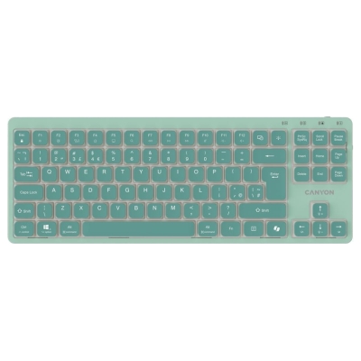 Canyon Keyboard OnType 10 Low Profile EN Wired Green