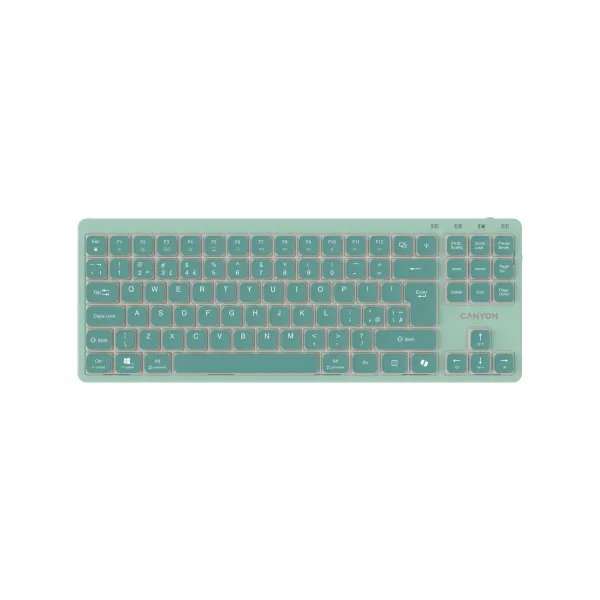 Canyon Keyboard OnType 10 Low Profile EN Wired Green