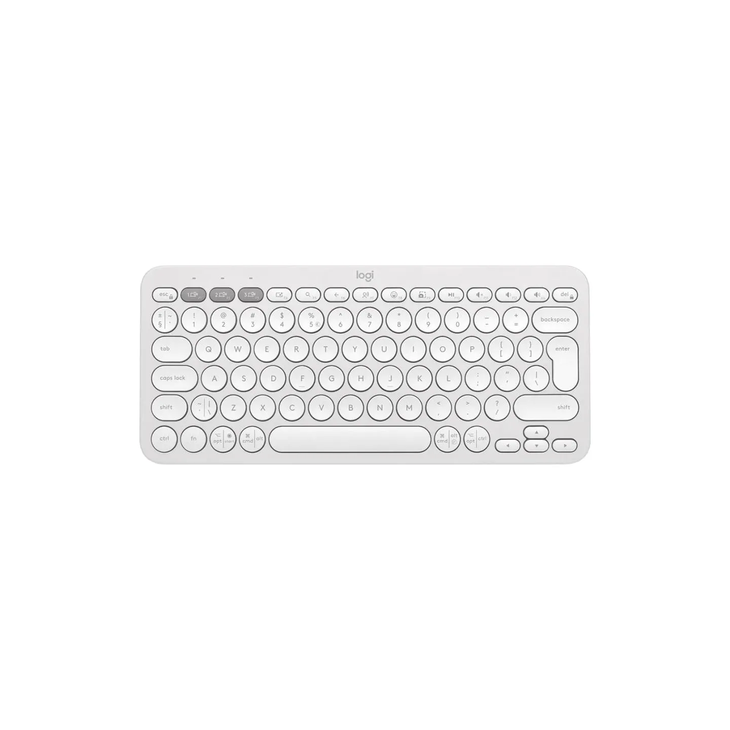 Logitech K380S Bluetooth Keyboard - TONAL WHITE - US INT'L