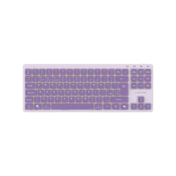 Canyon Keyboard OnType 10 Low Profile EN Wired Violet