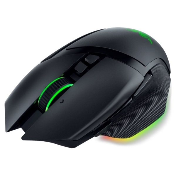 Razer Basilisk V3 Pro - Ergonomic Wireless Gaming Mouse, Razer HyperSpeed Wireless, Bluetooth, Speedflex Cable USB Type C, Razer