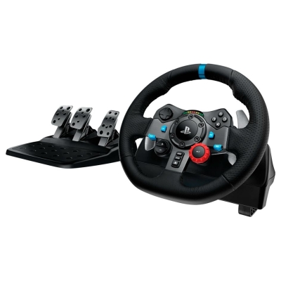 Logitech G29 Driving Force Racing Wheel for PlayStation5 and PlayStation4 - BLACK - USB - PLUGCG - WWi-9006 - WHEEL