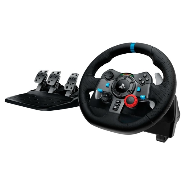 Logitech G29 Driving Force Racing Wheel for PlayStation5 and PlayStation4 - BLACK - USB - PLUGCG - WWi-9006 - WHEEL