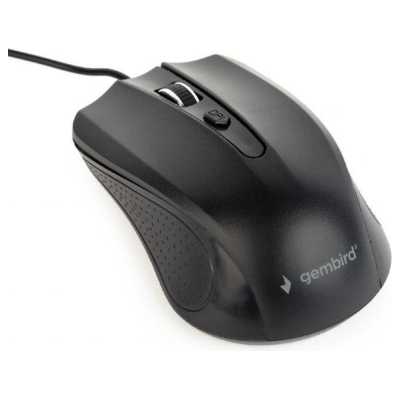 Gembird MOUSE USB OPTICAL BLACK/MUS-4B-01L GEMBIRD