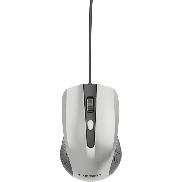Gembird | Mouse | MUS-4B-01-BS | Standard | USB | Black/ silver