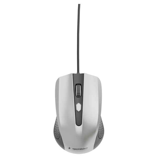 Gembird MOUSE USB OPTICAL BLACK/SILVER/MUS-4B-01-BS GEMBIRD
