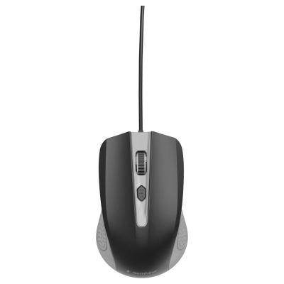 Gembird MOUSE USB OPTICAL GREY/BLACK/MUS-4B-01-GB GEMBIRD