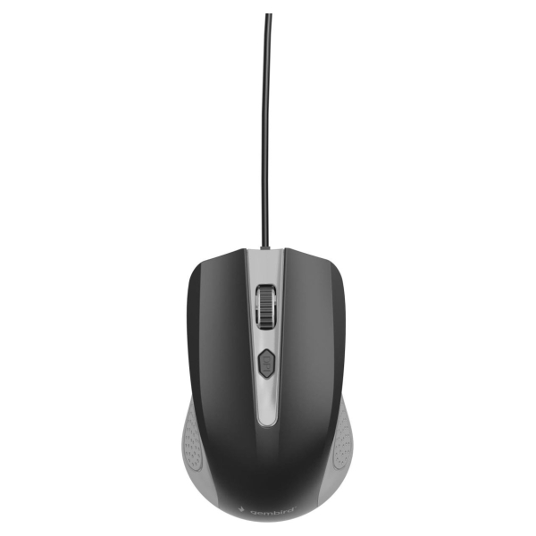 Gembird MOUSE USB OPTICAL GREY/BLACK/MUS-4B-01-GB GEMBIRD