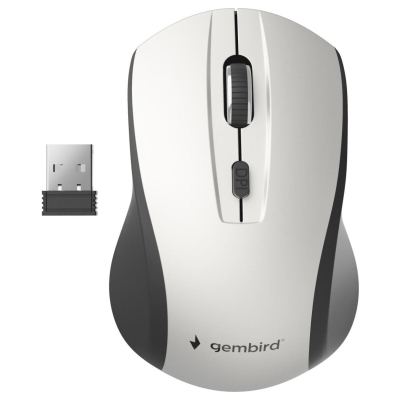 Gembird MOUSE USB OPTICAL WRL BLACK/SILVER MUSW-4B-02-BS GEMBIRD