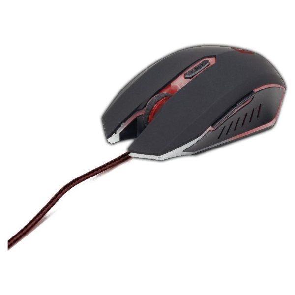 Gembird MOUSE USB OPTICAL GAMING/RED MUSG-001-R GEMBIRD