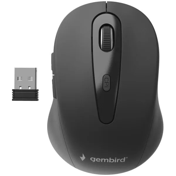 Gembird | MUSWB-6B-01 | Optical Mouse | Bluetooth v.3.0 | Black