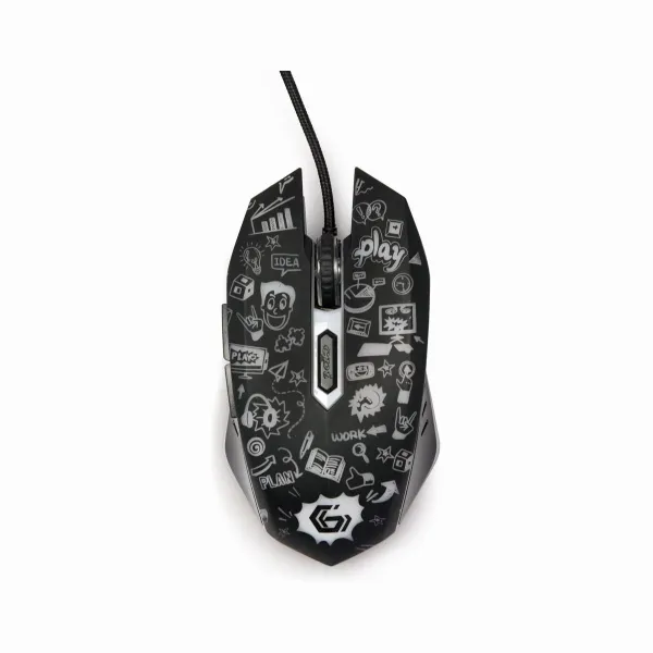 Gembird MOUSE USB OPTICAL BLACK/MUS-6B-GRAFIX-01 GEMBIRD