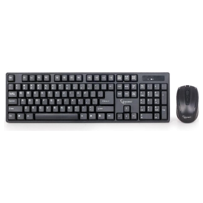Gembird KEYBOARD +MOUSE WRL ENG/DESKTOP KBS-W-01 GEMBIRD