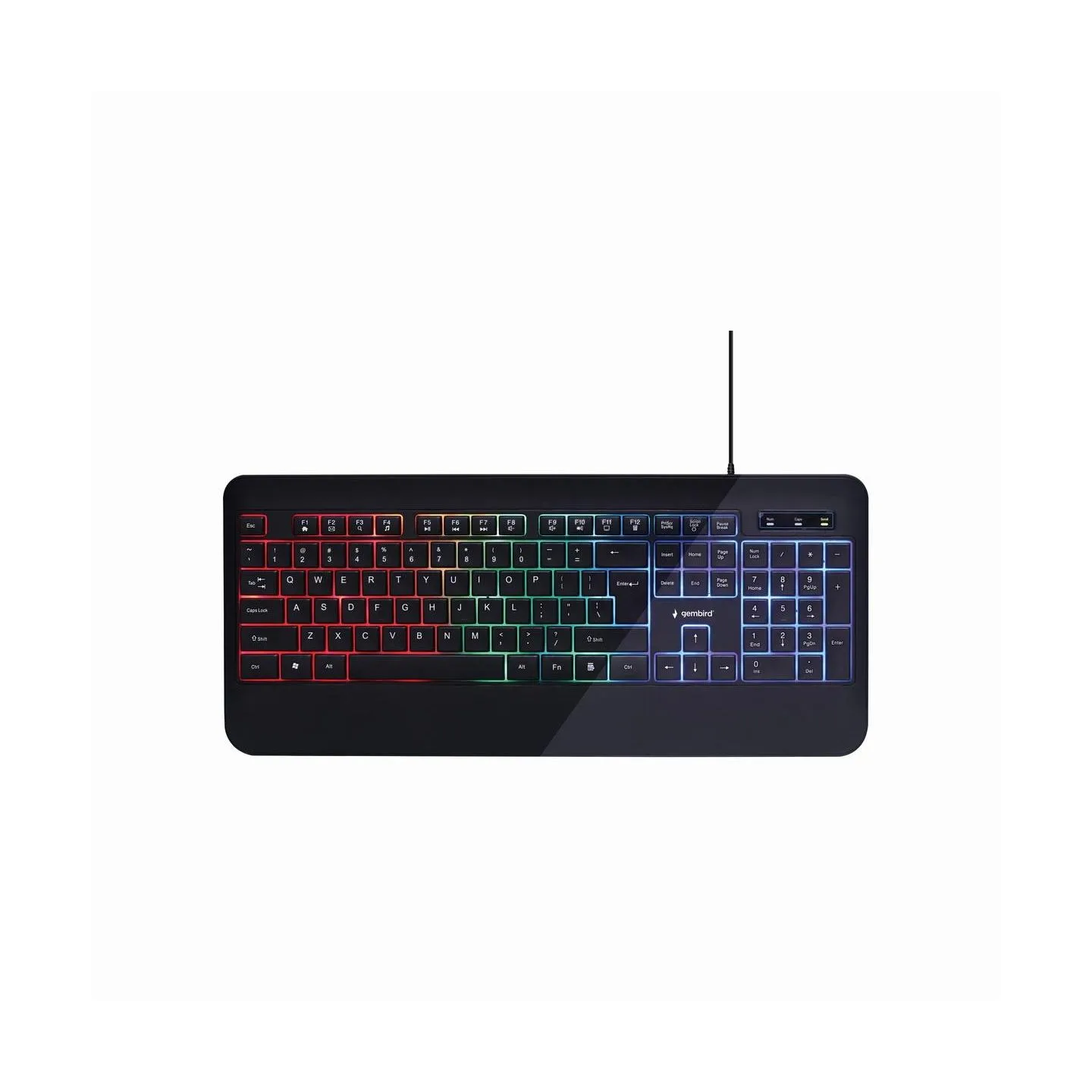 Gembird KEYBOARD MULTIMEDIA USB ENG/BLACK KB-UML-03 GEMBIRD