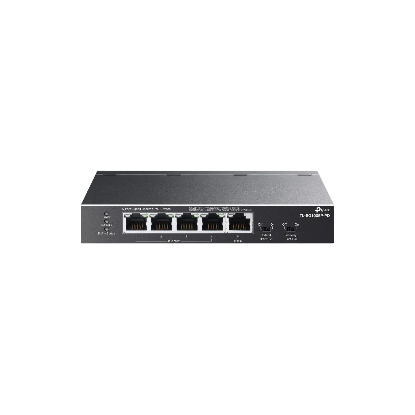 Tp-Link Switch SG1005P-PD 5xGE (1xPoE++ 4xPoE+)